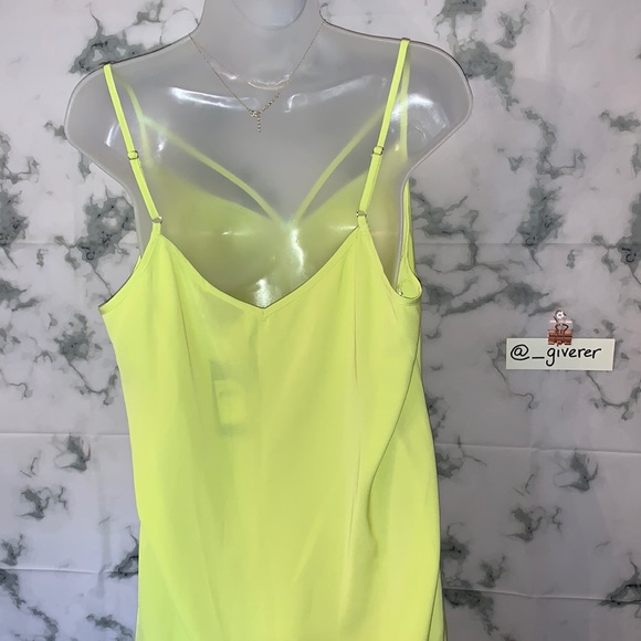 NWT XS / 14W Citron STRAPPY WOVEN CAMI CITY CHIC - Picture 3 of 16
